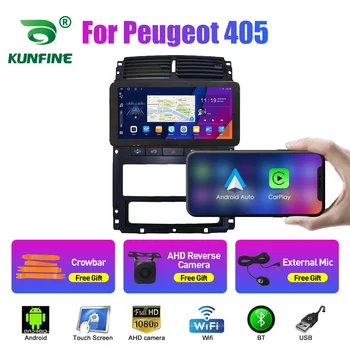 10,33 Дюймовый Автомобильный Радиоприемник Для Peugeot 405 2Din Android Восьмиядерный Автомобильный Стерео DVD GPS Навигационный Плеер QLED Экран Carplay