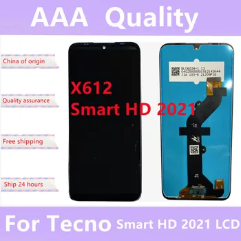 100% тестовый Оригинал Для Tecno Smart HD 2021 Для SmartHD 2021 X612 ЖК-дисплей С Сенсорным Экраном Digitizer В Сборе Запасные Части