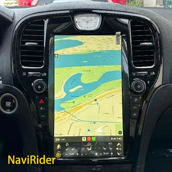 13,6 дюймов 128 ГБ Для Chrysler 300C 2012 2019 Android 12 Дюймов Экран Tesla GPS Навигация Автомобильный Мультимедийный Видеоплеер Головное Устройство Carplay
