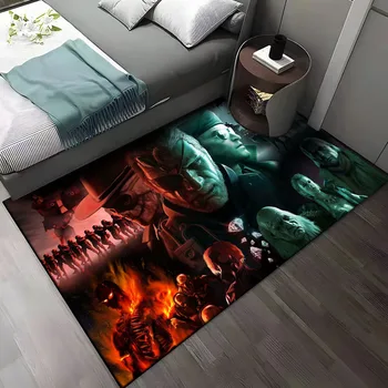 15 размеров игровой коврик Metal Gear с однотонным рисунком для спальни, гостиной, аниме-ковры для комнаты для девочек, коврик для пола, домашний декор, нескользящий коврик