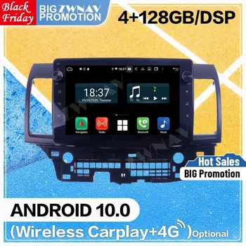 2 Din 128G Carplay Android экран для Mitsubishi Lancer 2007 2008 2009 2010 2011 2012 2013 2014 2015 Аудио Радио стерео GPS блок
