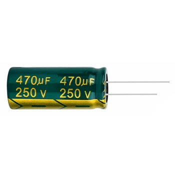 2 шт./лот высокочастотный низкоомный алюминиевый электролитический конденсатор 250 В 470 мкФ размером 18*40 470 МКФ 20%