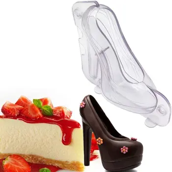 3D форма для шоколада, форма для конфет на высоком каблуке, форма для кондитерских изделий на день рождения, форма для выпечки свадебного торта, инструменты для выпечки кондитерских изделий