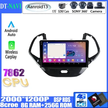 Android 13 Для Ford FIGO KA 2015-2020 Автомобильный Радио Мультимедийный Видеоплеер Навигация GPS Без 2din 2 din dvd