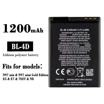 BL-4D Высококачественная Сменная Батарея Для Мобильного Телефона Nokia N97min Mini E5 E7 702T N8, Новейшие Литиевые Батареи