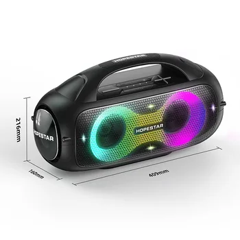 Caixa de som 80 Вт высокомощный A50party ручной аудио повышенной мощности Bluetooth наружный портативный динамик автомобильный сабвуфер RGB