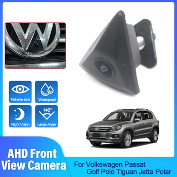 HD CCD Ночного Видения 140 Градусов Камера Переднего Обзора Для Камеры С Логотипом Avant-Garde Для Volkswagen Passat Golf Polo Tiguan Jetta Polar