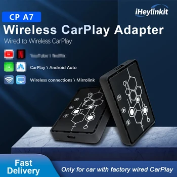 Iheylink Проводной беспроводной Carplay Android Автоматический Ключ Carplay Ai Box 2 в 1 Беспроводной Mirrorlink USB Play Встроенный GPS для автомобиля