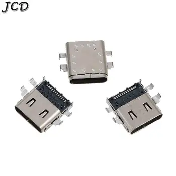 JCD 2ШТ Разъем для подключения Зарядного порта Type C Для HP TPN-Q178 13-W02TTU USB-разъем Power Plug