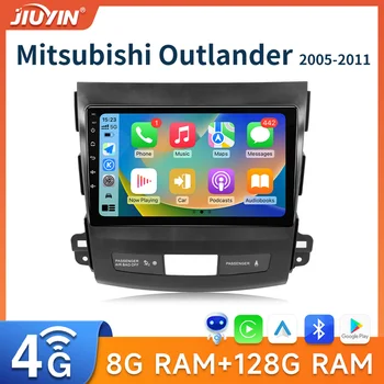 JIUYIN V1pro AI Voice Android Авторадио Для Mitsubishi Outlander 2005-2008/2011 Carplay 4G Автомобильный Мультимедийный GPS Авторадио