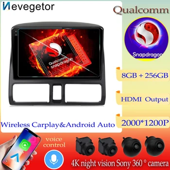Qualcomm Snapdragon Android13 Для Honda CR-V CRV 2 2001-2006 Автомобильный DVD-радио Мультимедийный Видеоплеер Навигация GPS Без 2din dvd