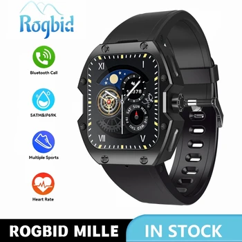 Rogbid S1 Новые Военные Смарт-часы 5ATM Водонепроницаемые Прочные Спортивные На открытом воздухе Пульсометр Bluetooth Call Smart Watch
