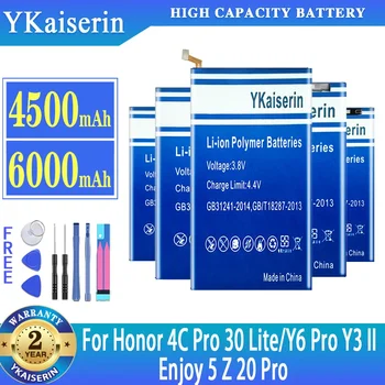 YKaiserin Аккумулятор для Huawei A199 C8815 G606 E5577 EBS-937 E5776s R210/Y6 Pro Y3 II/Enjoy 5 Z 20 Pro /Для Honor 4C Pro 30 Lite