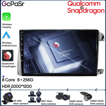 Автомагнитола Qualcomm Android Video для Toyota Wish XE10 2003 - 2009 GPS Навигация Авто Стерео 5G Wifi экран мультимедийный плеер BT