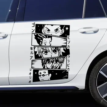 Автомобильные наклейки с японским аниме Индивидуальное украшение Двери, Аксессуары для автомобиля, Доннет, Внешние детали, Водонепроницаемые виниловые наклейки для высечки.