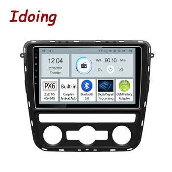 Автомобильный мультимедийный плеер Idoing Android для Volkswagen-passat GPS-навигация Carplay Auto Bluetooth 5,0 Головное устройство без 2 Din DVD