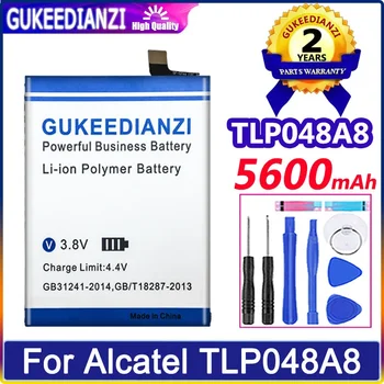 Аккумулятор GUKEEDIANZI 5600 мАч для мобильного телефона Alcatel TLP048A8 Bateria