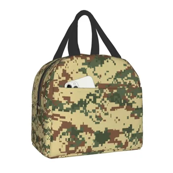Военная камуфляжная изолированная сумка для женщин, водонепроницаемый армейский камуфляжный холодильник, Термосумка для ланча, Офисная коробка для Бенто для пикника