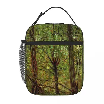Деревья и подлесок Винсент Ван Гог Сумка для ланча Кавайная сумка Детская сумка для ланча Сумка для ланча для детей