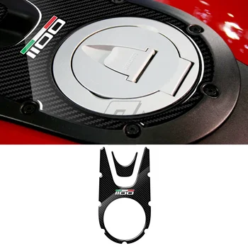 Для Ducati Monster 1100 Evo 2008-2014, Защитная крышка бака для мотоцикла, 3D-карбоновая смола-look