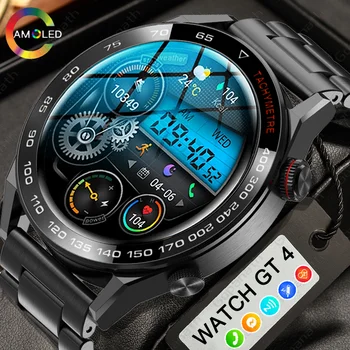 Для Huawei Xiaomi NFC Смарт-Часы Мужские HD Экран Мониторинг Сердечного Ритма Bluetooth Вызов IP68 Водонепроницаемые Смарт-Часы 2023 Новая Модель