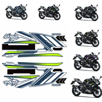 Для Kawasaki NINJA400 EX400 2018 2019 2020 2021 2022 2023 Комплект Обтекателей Кузова Мотоцикла Комплект Наклеек