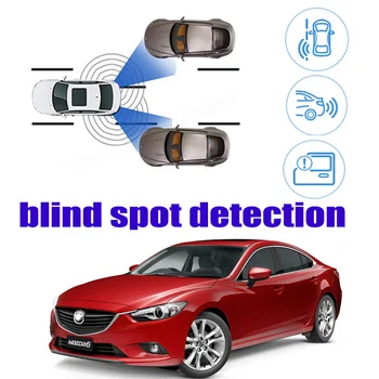 Для Mazda 6 Atenza GH1 2007 ~ 2012 Автомобиль BSM Предупреждение О Слепой Зоне Предупреждение О Безопасности Движения Зеркало Заднего Вида Система Обнаружения Радара