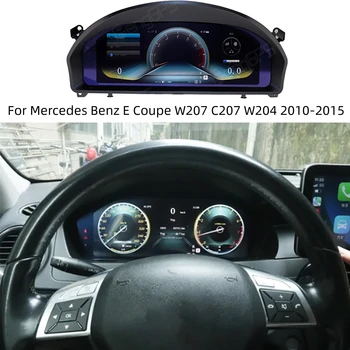 Для Mercedes Benz E Coupe W207 C207 W204 2010-2015 ЖК-приборная панель, цифровой прибор, виртуальная кабина, кластерный спидометр