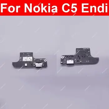 Док-станция для зарядки USB для Nokia C5 Endi TA-1222 Разъем для подключения USB-порта зарядного устройства, детали гибкого кабеля
