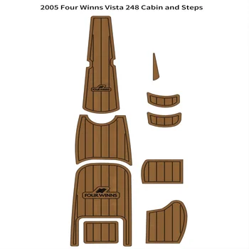 Качество 2005 Four Winns Vista 248 Ступеньки для каюты, лодка из искусственной пены EVA, коврик для пола из тикового дерева