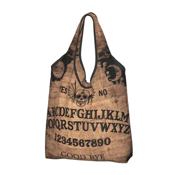 Классическая Спиритическая доска, сумка для покупок, женская милая готическая сумка для покупок со смертью Ведьмы, сумка через плечо, сумка большой емкости