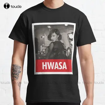 Классическая футболка Mamamoo - Hwasa, футболки для мужчин, больших и высоких, футболки для подростков Aldult на заказ, унисекс, футболки с цифровой печатью Xs-5Xl