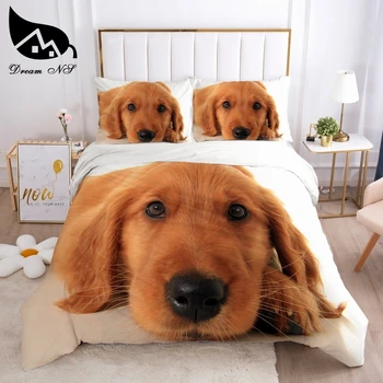 Комплект постельного белья Dream NS White для домашних собак, Гепардов, постельных принадлежностей roupa de cama, домашнего текстиля, королевского постельного белья, пододеяльника, постельных принадлежностей