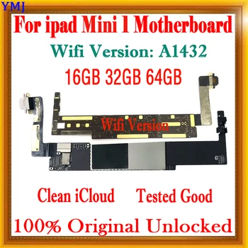 Материнская плата для iPad Mini 1, система IOS, Бесплатный iCloud, Без учетной записи ID, Wi-Fi A1432, A1454 или A1455, 3G SIM, Материнская плата Logic