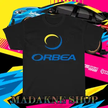 Новая мужская черная футболка Orbea Bicycle, размер США от S до 5XL