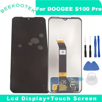 Новые Оригинальные Аксессуары для сборки сенсорного экрана с ЖК-дисплеем DOOGEE S100 Pro для смартфона DOOGEE S100 Pro S100pro
