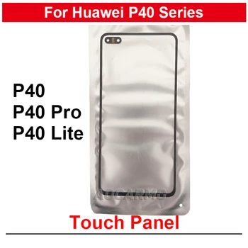 Передняя Внешняя Стеклянная Панель, Крышка Сенсорного Экрана, Запасные Части Для Huawei P40 Pro P40Lite