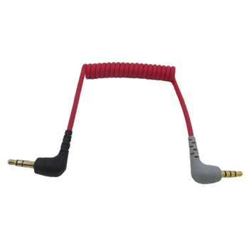 Петличный микрофонный кабель Пружинный спиральный провод Соединительный шнур Заменить на Rode SC7