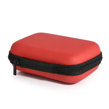 Портативный мини-кейс для хранения на молнии, сумка-футляр для наушников для наушников