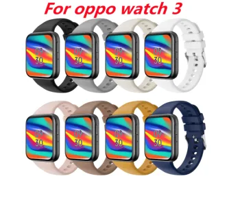 Силиконовый ремешок для Oppo Watch 3 Резиновый ремешок 43 мм браслет Correa Oppo Watch Series 3 Защитные аксессуары для часов