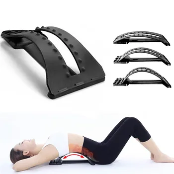 Тренажеры для фитнеса с массажем спины Magic Stretcher Stretch Relax для поясничной поддержки, снятия боли в позвоночнике, Тренажеры для фитнеса