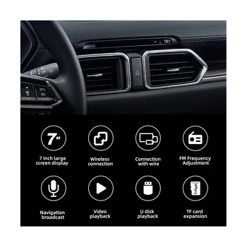 Универсальный 7-дюймовый автомобильный дисплей, многофункциональный автомобильный Mp5-плеер, мобильная автомобильная техника, автомобильные принадлежности