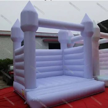 Фиолетовая 10-футовая коммерческая надувная кровать для прыжков в свадебном замке для вечеринки