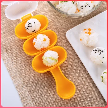 Формы Для Рисовых Шариков Creativity Sushi Maker Mold Baby Rice Vegetable DIY Кухонные Принадлежности Для Приготовления Суши Bento Гаджеты