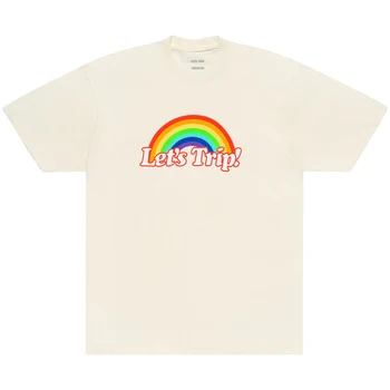 Футболка Sturniolo Triplets, футболки Let's Trip Rainbow, модные забавные повседневные футболки с коротким рукавом
