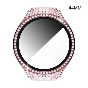 Часы для Galaxy-Watch 4 40/44 мм Черный/Розовый/Розовое золото/Серебро/Прозрачный- Прямая поставка