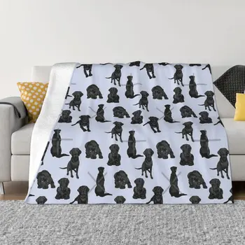 Черное Лабрадорское Одеяло, Покрывало На Кровать Девочки Размера Queen Size
