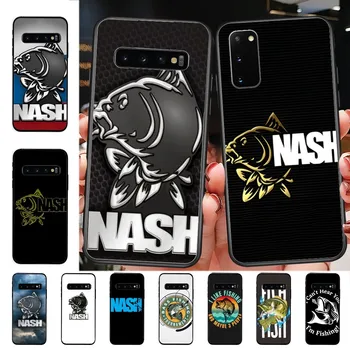 Чехол с логотипом Nash Fishing для Samsung S 9 10 20 21 22 23 30 23plus lite Ultra FE S10lite Fundas